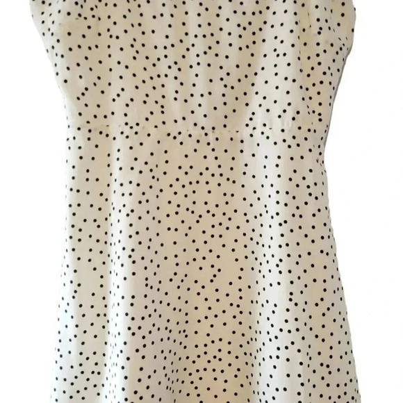 Lulu's Polkadot Spaghetti Strap Mini Casual Sundress Dress White Size Large. - Picture 5 of 11